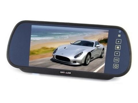 Display auto LCD 7" pe oglinda retrovizoare - D706