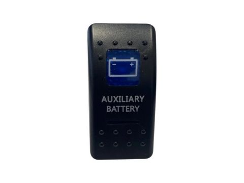 Comutator - buton cu releu 12V 20A 24V 10A pentru ATV offroad SUV Camioane model Auxiliary Battery