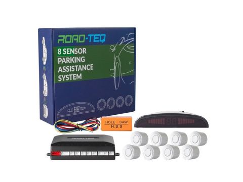 Senzori parcare M-tech cu afisaj digital, culoare Argintii