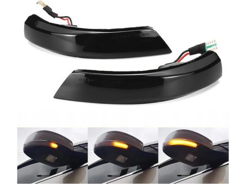 Semnalizare oglinda LED fumurie, functie dinamica Ford Focus