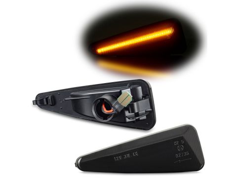 Semnalizare laterala fumurie LED statica Dacia Sandero+Stepway 2008-2012, Renault Symbol II/ Thalia II 2008-2012
