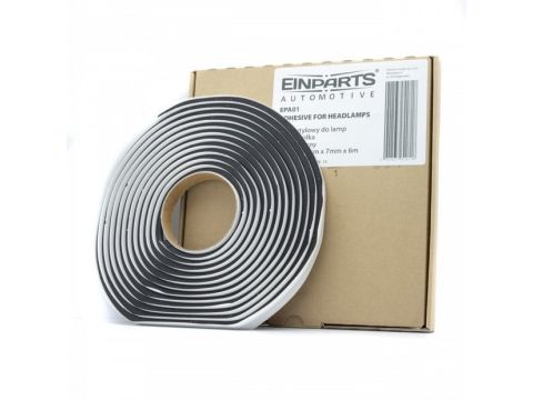 Adeziv lipire/ etansare faruri auto, portiere auto Butyl Rubber Glue 7mm x 7mm x 6m