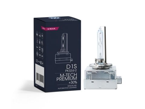 Bec xenon M-TECH Premium D1S 4300K 35W + 30% mai multa lumina