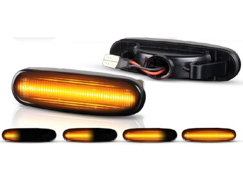 Semnalizare laterala fumurie secventiala, dinamica, LED Fiat 