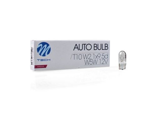 Set 10 bucati - Bec halogen  M-TECH T10 W5W 5W 12V